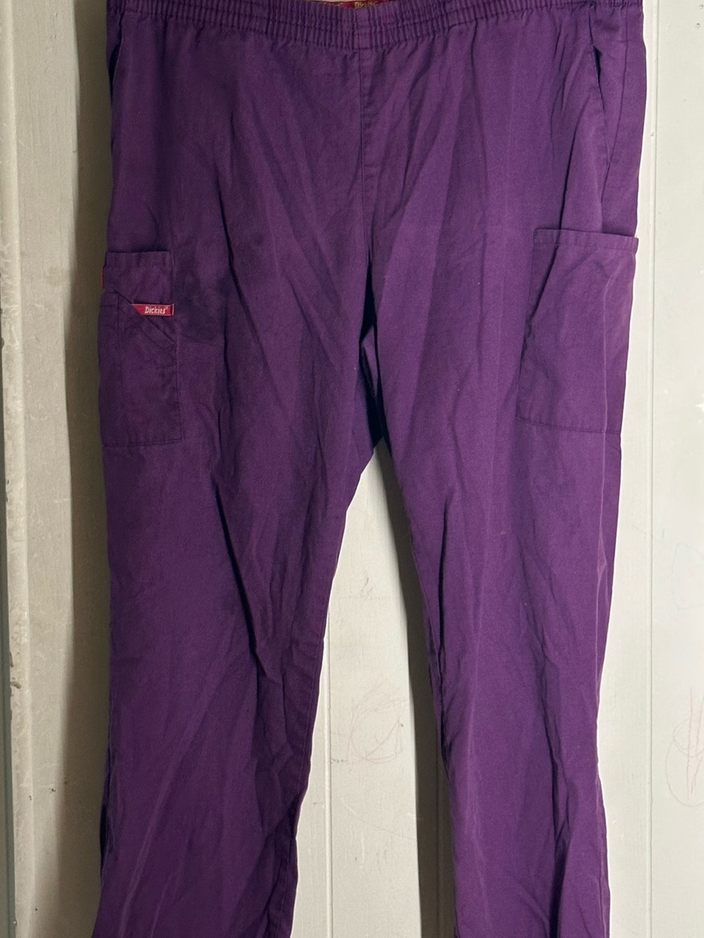 Dickies Women's Purple Cargo Pants with Utility Pockets